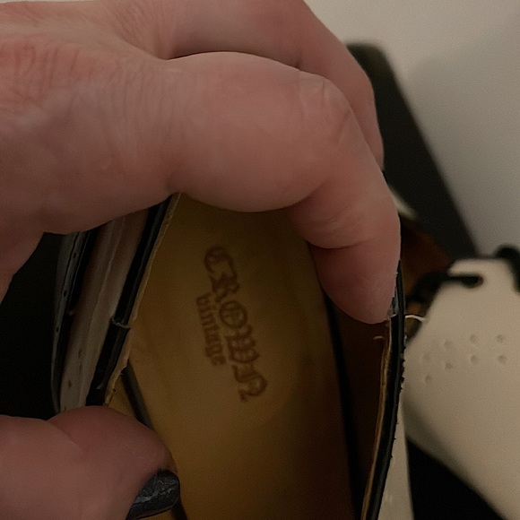 Crown Vintage “Delight” Black & Cream Spectator Mary J Wedges. 10W-Fits Like a 9 - Picture 2 of 7